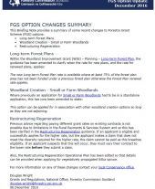 Briefing Note 7: Option Update